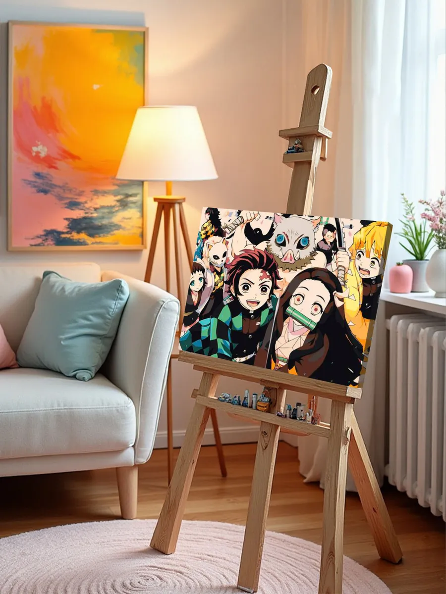 Картина по номерам «Клинок рассекающий демонов: Персонажи 2» — картинка 10