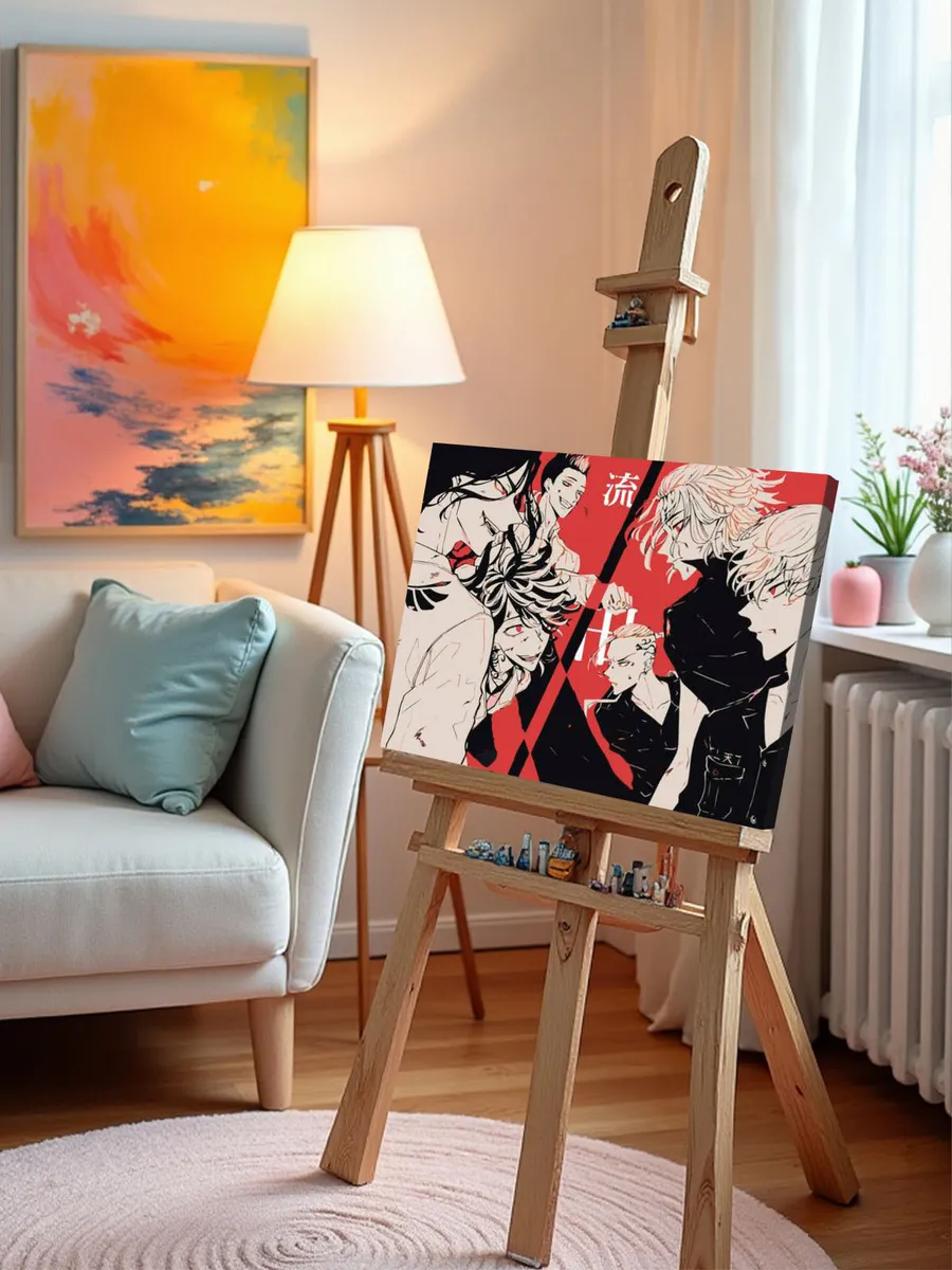 Картина по номерам «Аниме Токийские Мстители: Персонажи Арт» — картинка 9