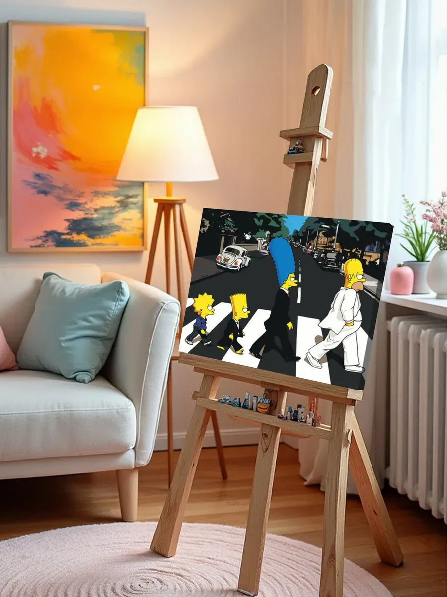Картина по номерам «Simpsons Симпсоны: Семья Битлз» — картинка 9