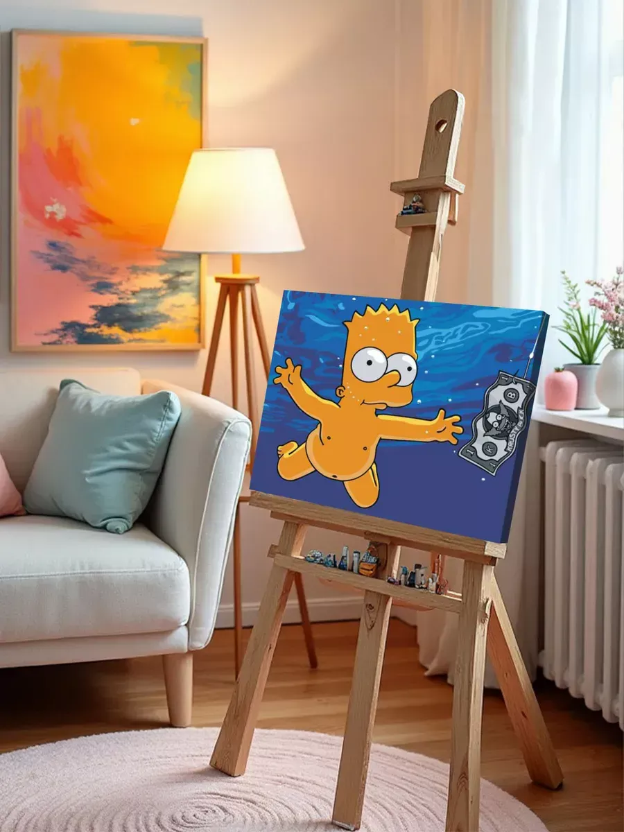 Картина по номерам «Simpsons Симпсоны: Барт Нирвана» — картинка 9