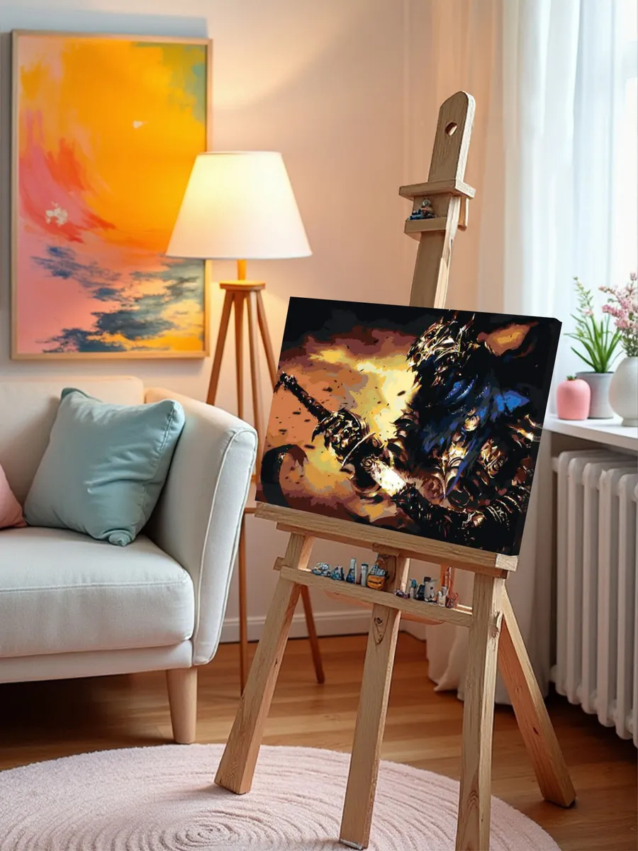 Картина по номерам «Dark Souls Дарк Соулс: Арториас 2» — картинка 9