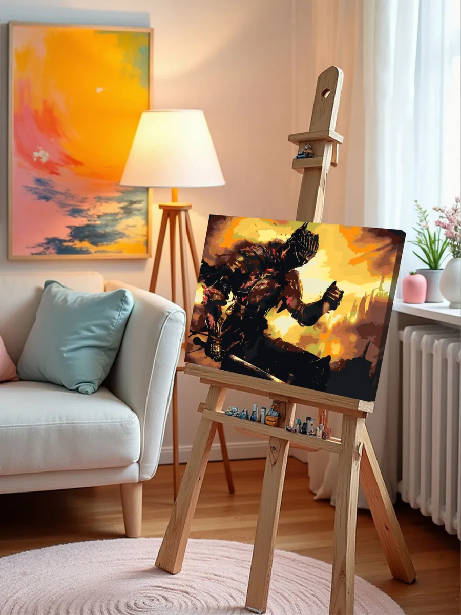 Картина по номерам «Dark Souls Дарк Соулс: Душа пепла 4» — картинка 9