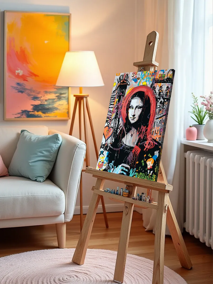 Картина по номерам «Pop Art Поп-арт: Мона Лиза» — картинка 10