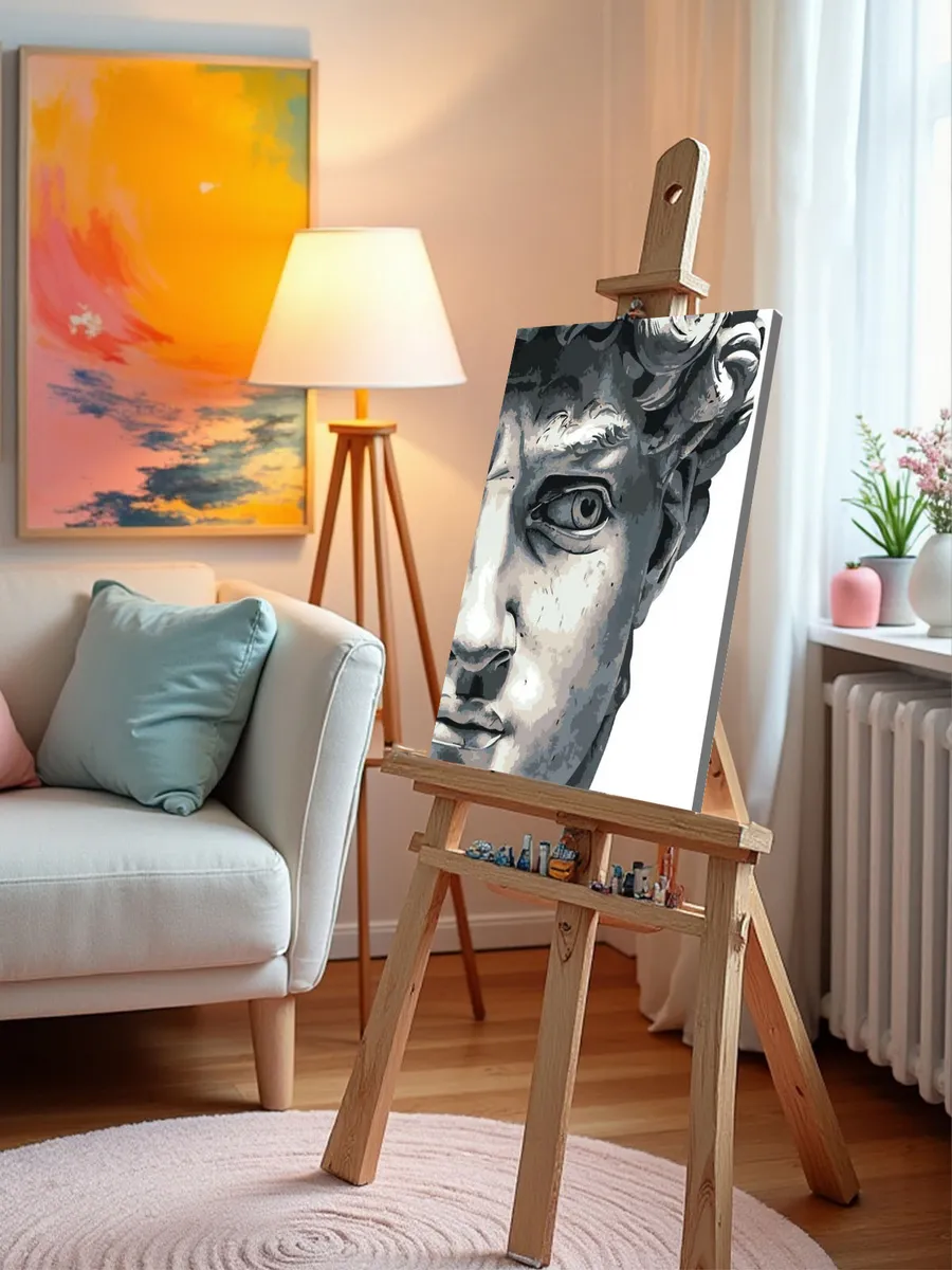 Картина по номерам «Античные статуи: Давид 2» — картинка 9