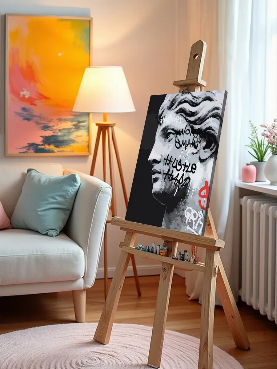 Картина по номерам «Античные статуи: Венера граффити 2» — картинка 9