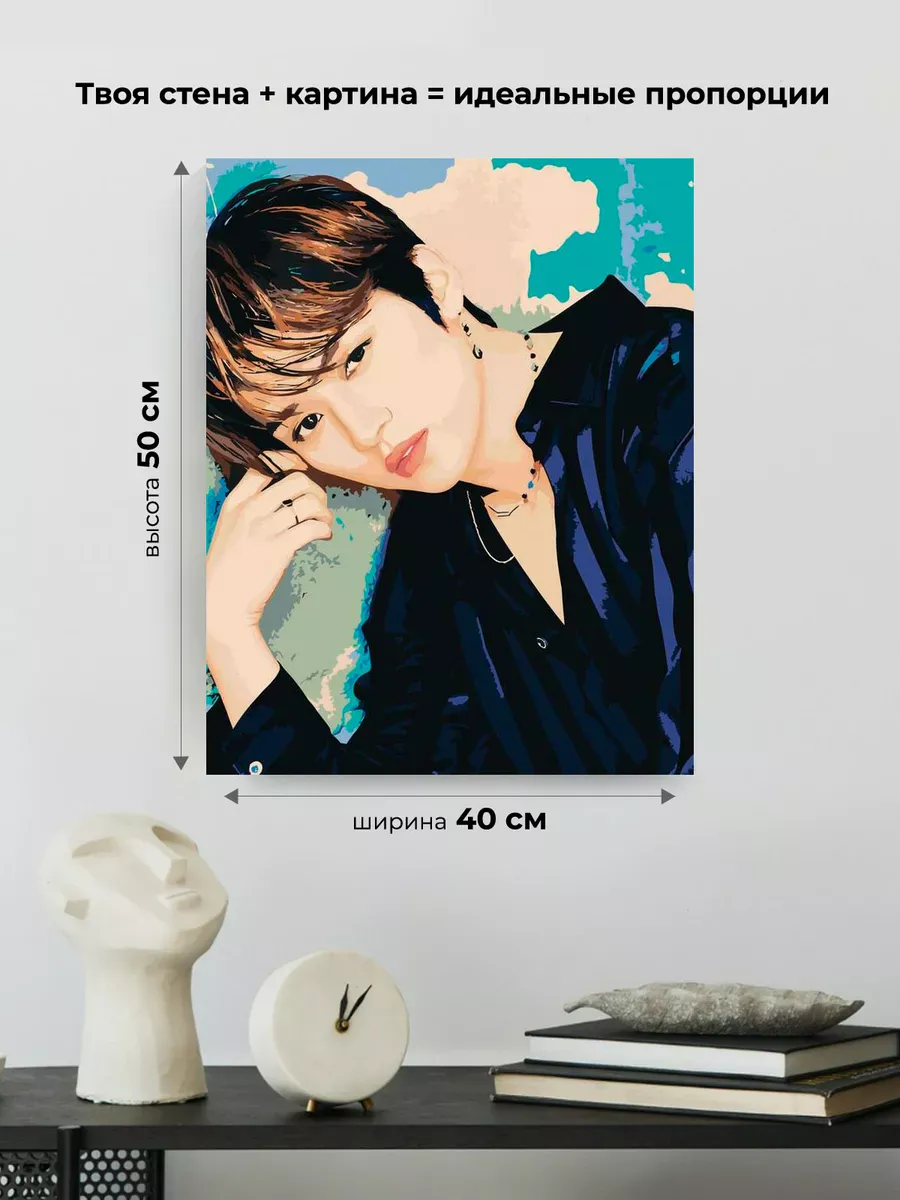 Картина по номерам «Stray Kids Стрей Кидс: Ли Ноу Минхо 3» — картинка 3