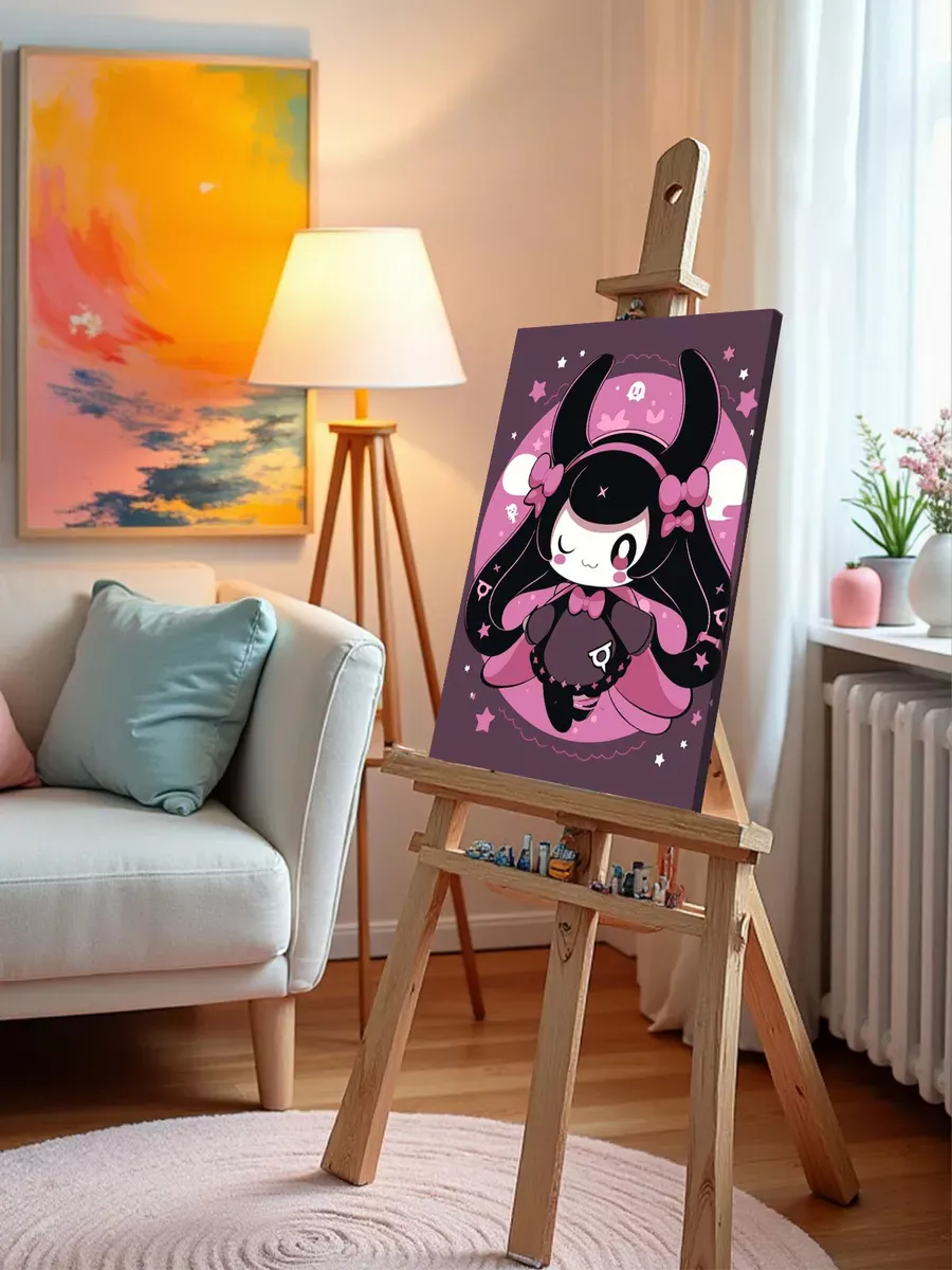 Картина по номерам «Аниме Hello Kitty Хеллоу Китти: Куроми 6» — картинка 9