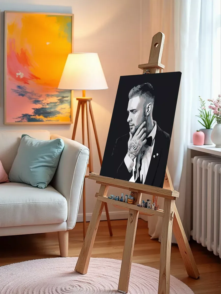 Картина по номерам «Егор Крид» — картинка 9