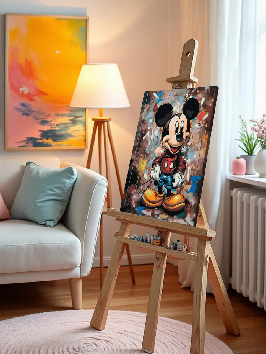 Картина по номерам «Герои Дисней: Микки Маус граффити» — картинка 10