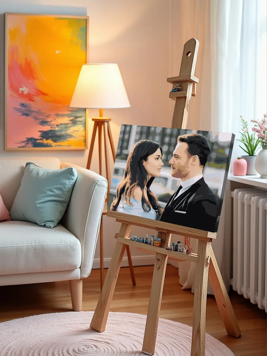 Картина по номерам «Постучись в мою дверь: Эда и Серкан Болат 8» — картинка 9