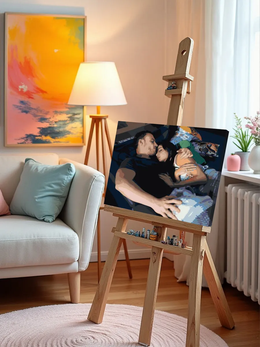 Картина по номерам «Постучись в мою дверь: Эда и Серкан Болат 9» — картинка 9