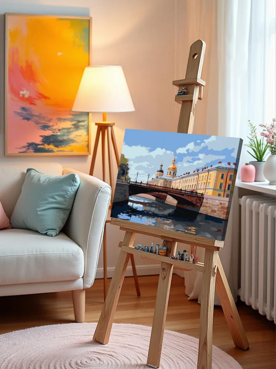 Картина по номерам «Питер: Мосты Петербурга» — картинка 10