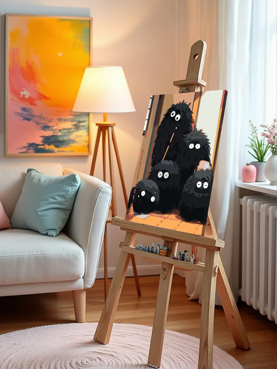 Картина по номерам «Аниме Унесенные Призраками: Сусуватари» — картинка 9