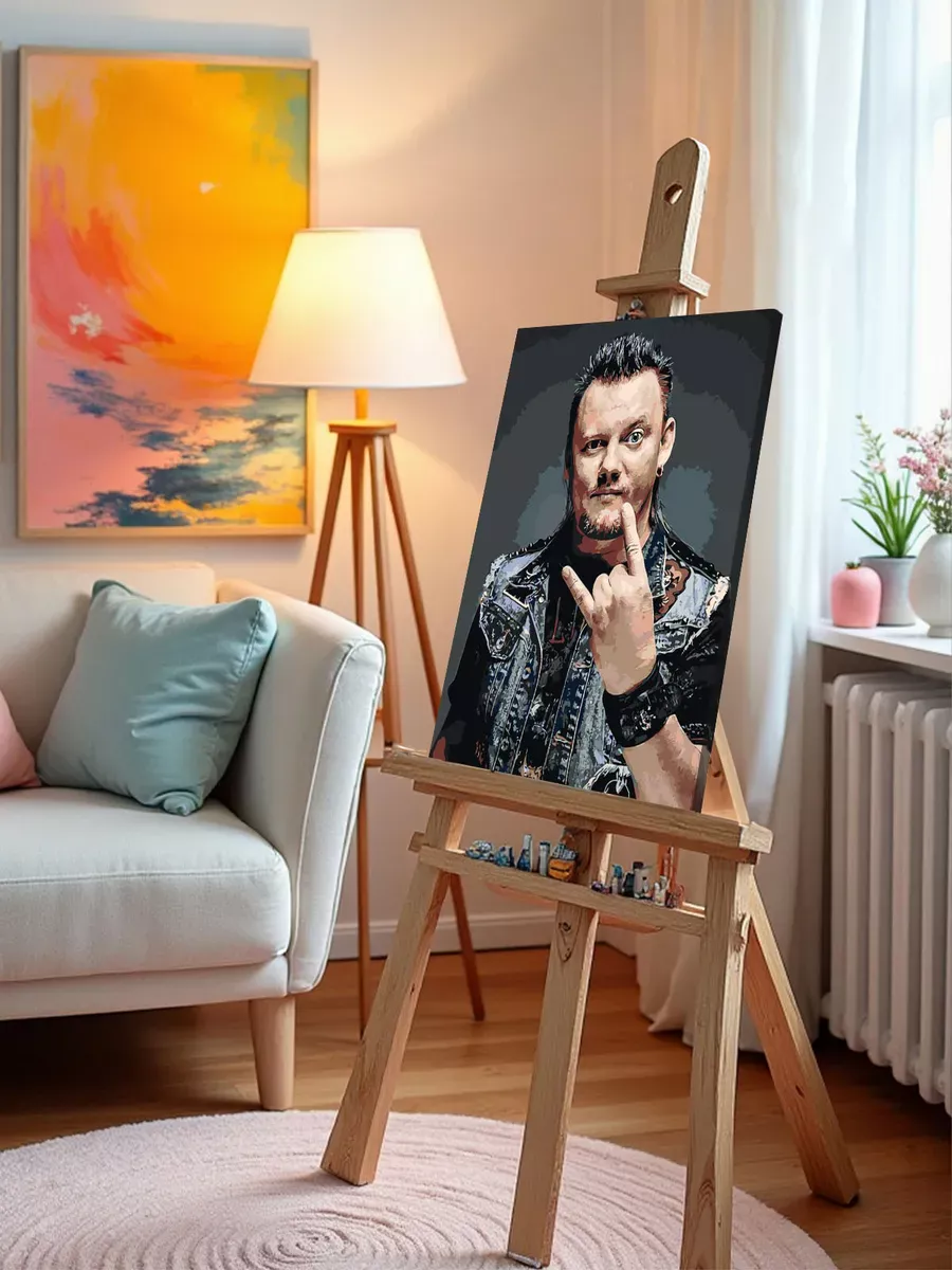 Картина по номерам «КиШ Король и Шут: Андрей Князев» — картинка 10