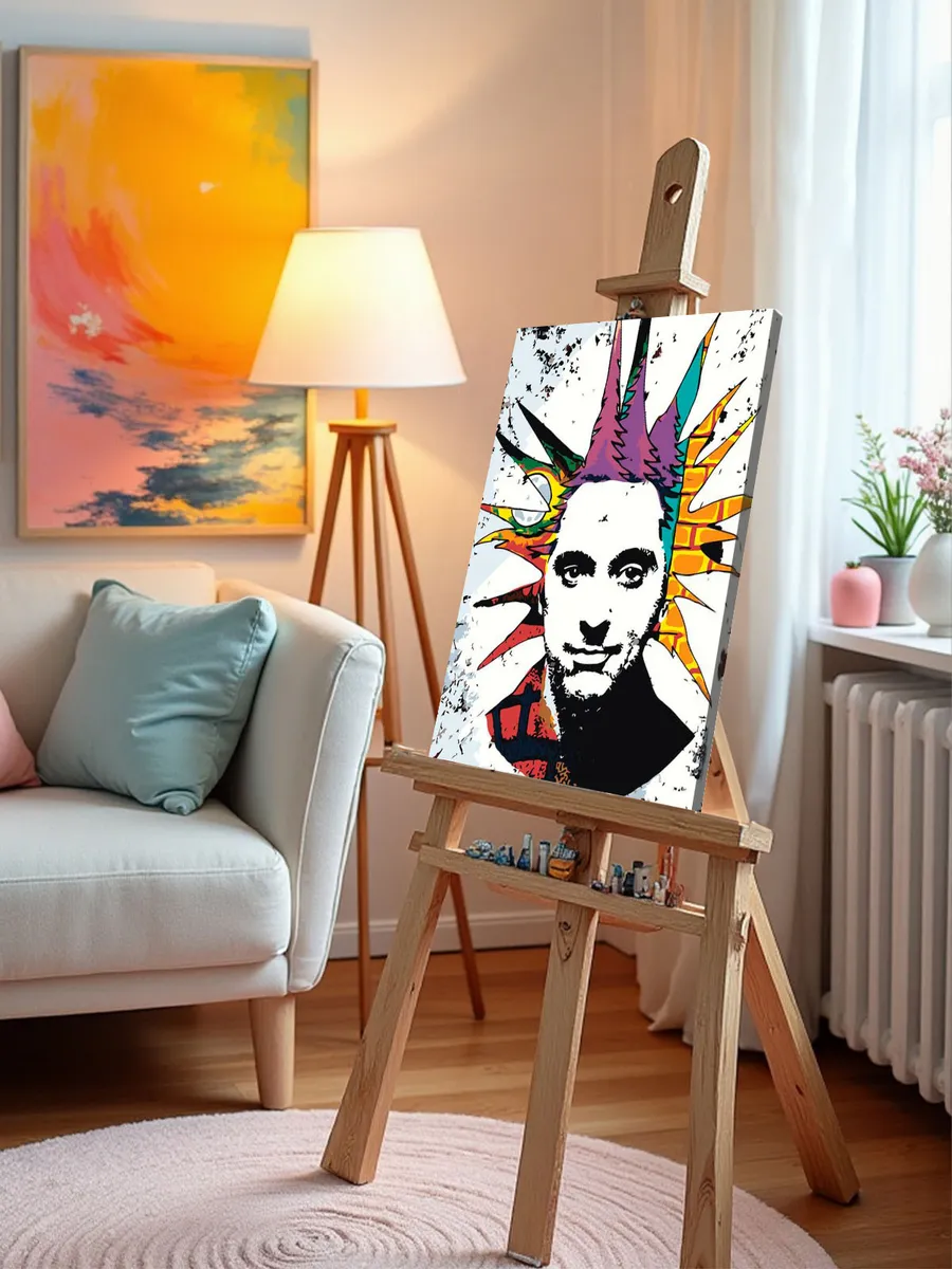 Картина по номерам «КиШ Король и Шут: Михаил Горшенев Арт 3» — картинка 9