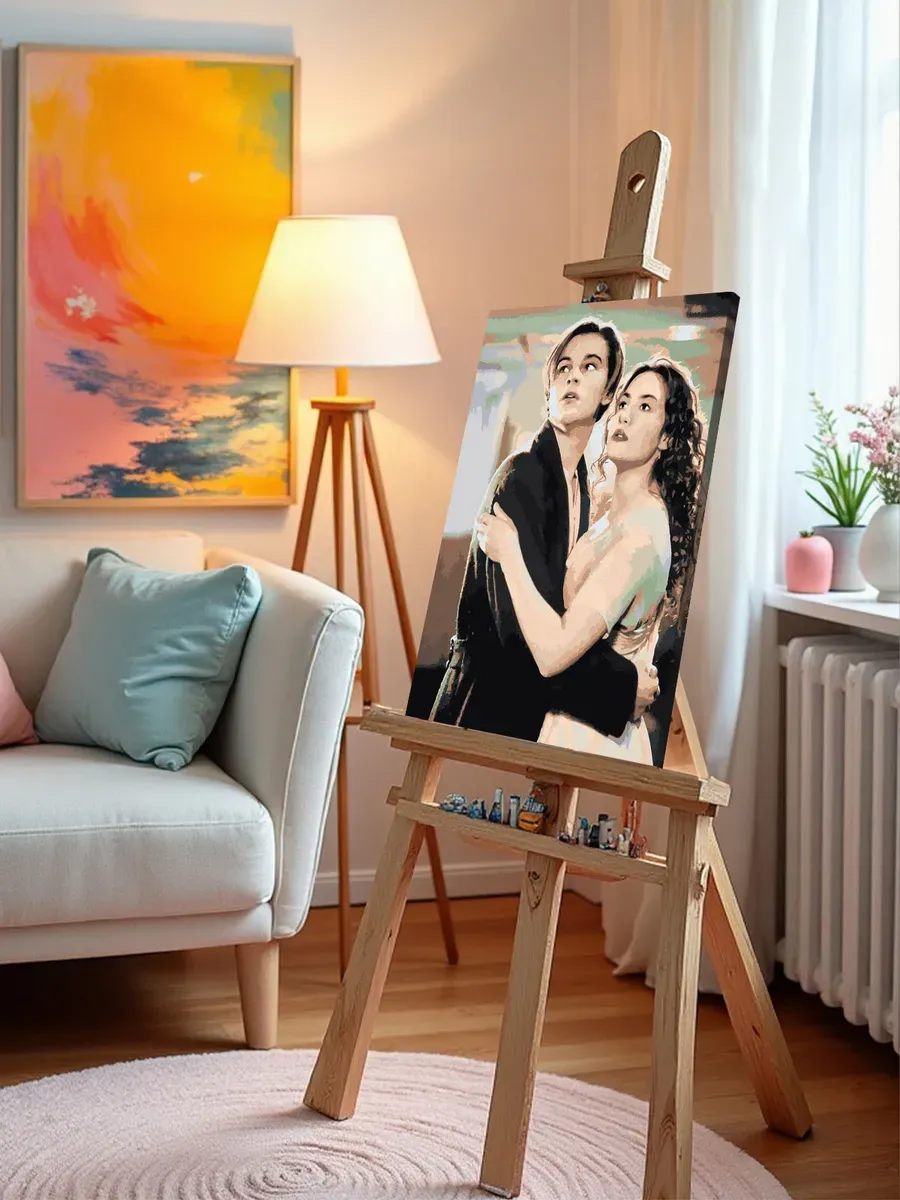 Картина по номерам «Титаник: Джек и Роза» — картинка 9