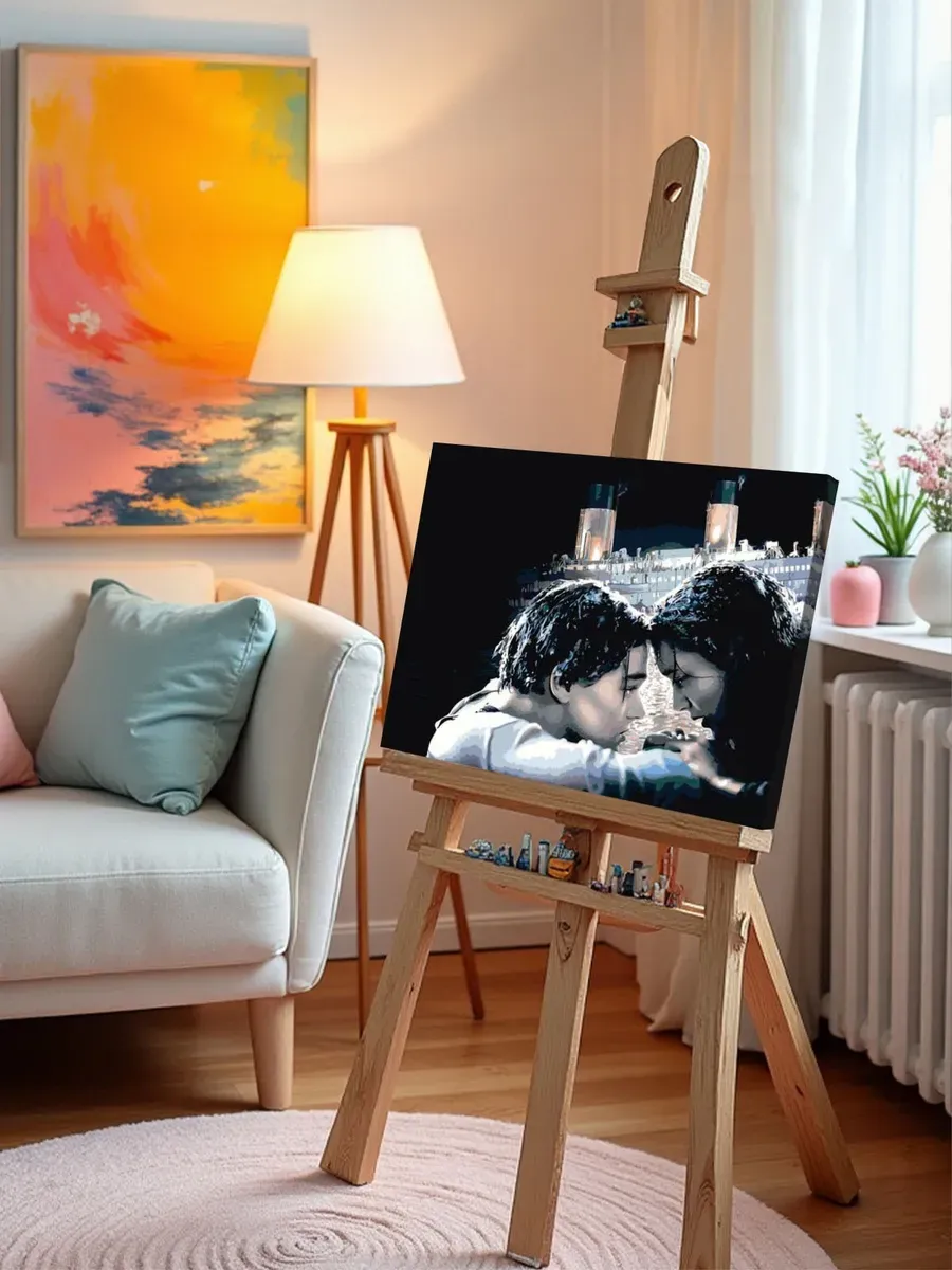 Картина по номерам «Титаник: Джек и Роза в воде» — картинка 9