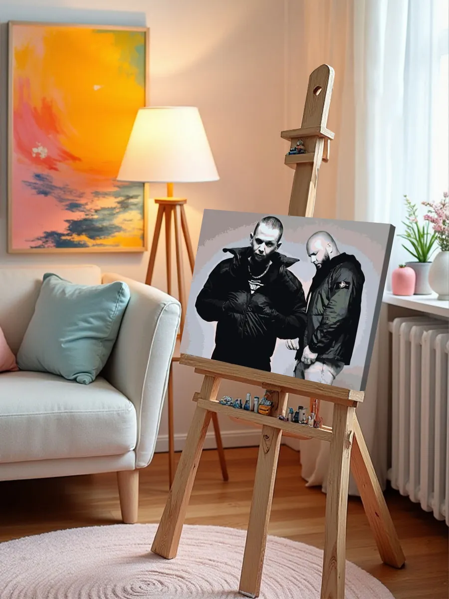 Картина по номерам «Рэп-группа Каспийский груз: Брутто и ВесЪ 5» — картинка 9