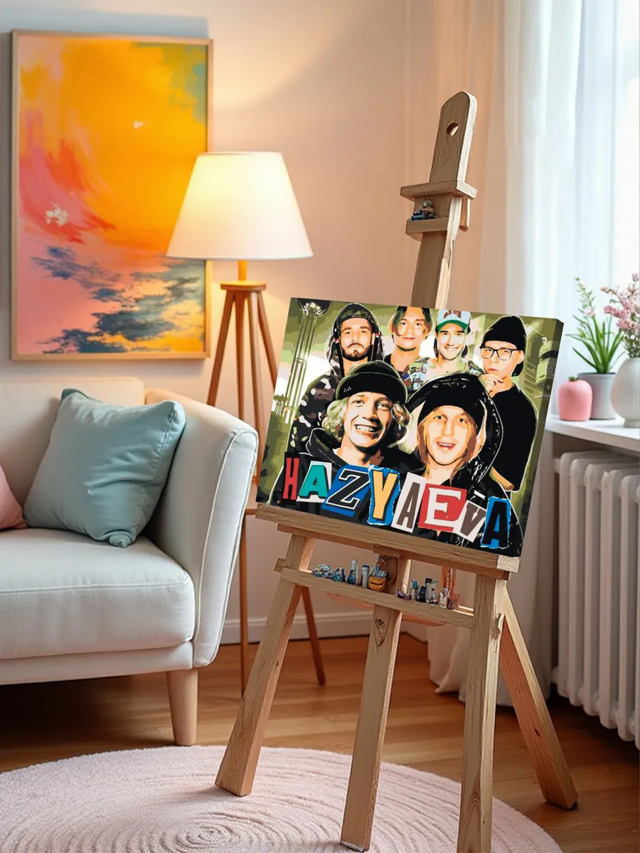 Картина по номерам «Твич стримеры Хазяева: Сквад» — картинка 9