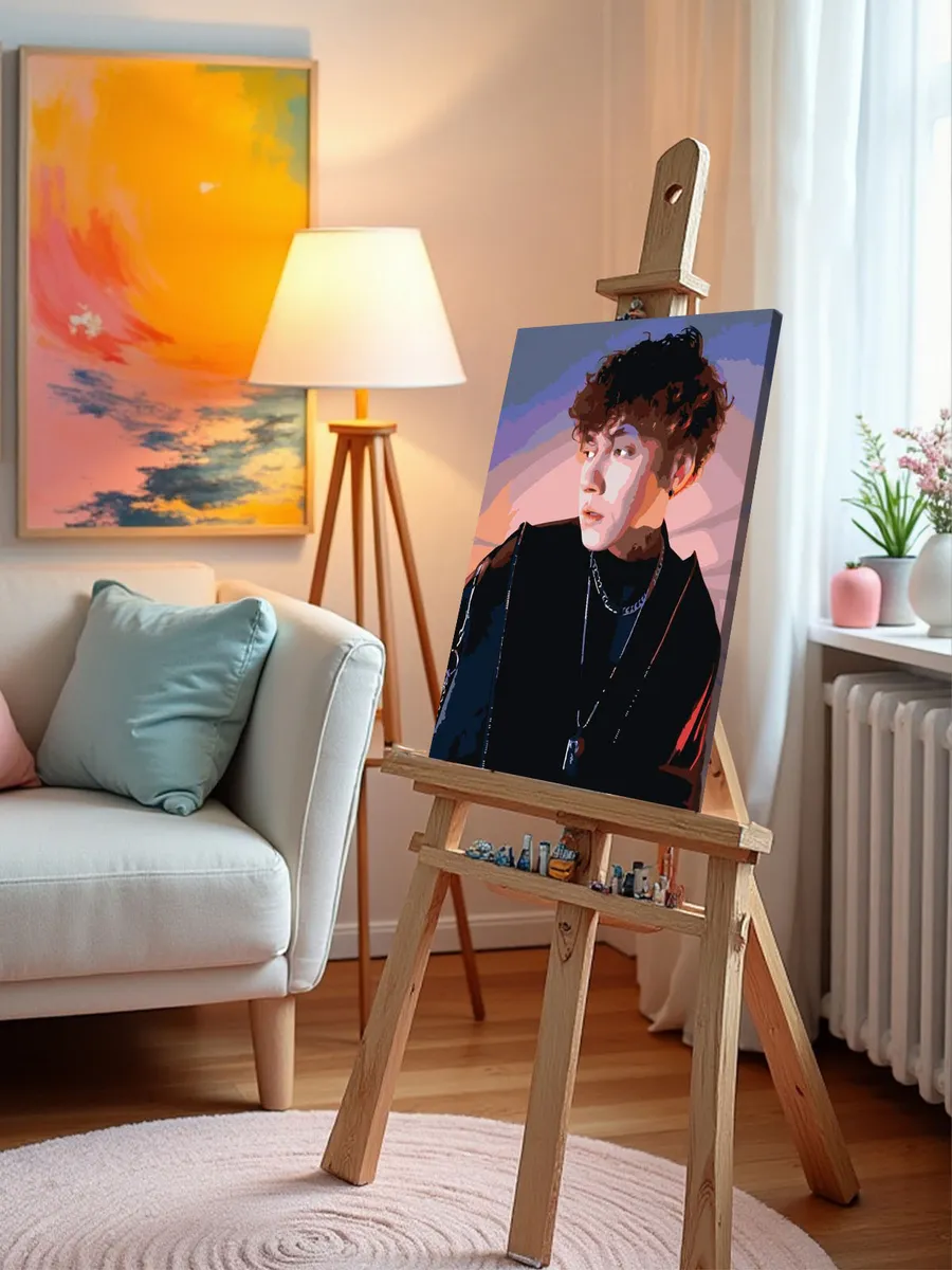 Картина по номерам «Три дня дождя: Глеб Викторов 6» — картинка 9