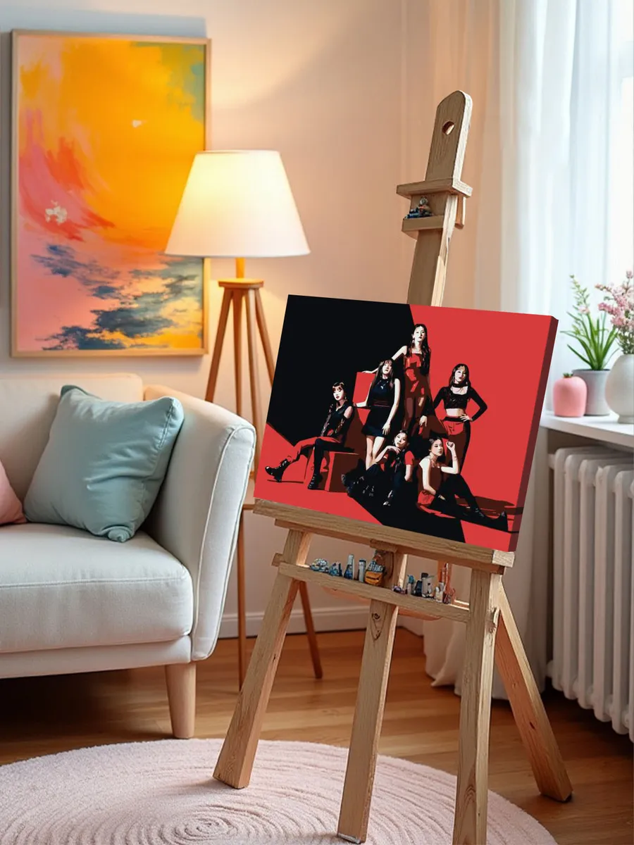 Картина по номерам «K-POP группа (G)I-dle Джи Айдл 3» — картинка 9