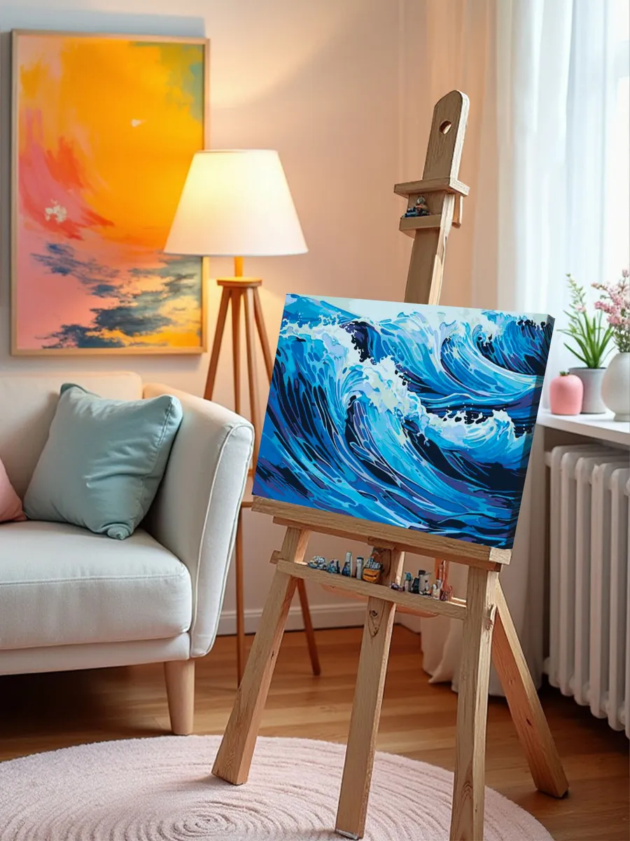 Картина по номерам «Море: Живописные волны» — картинка 10