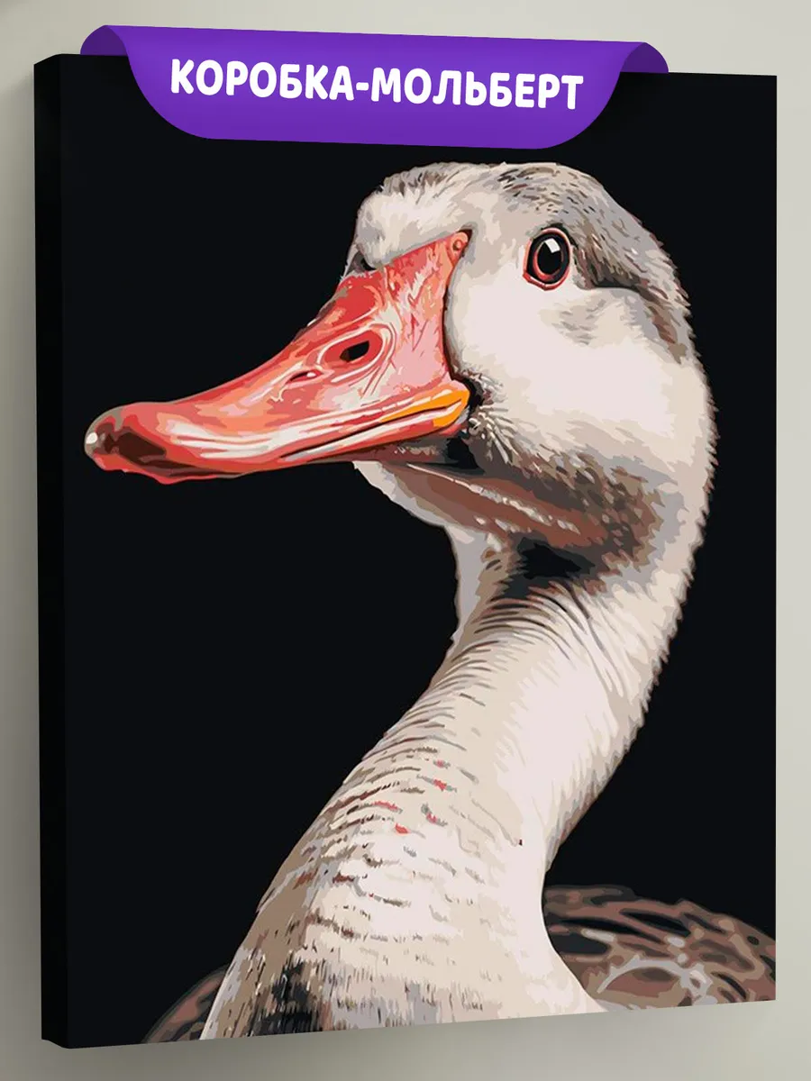 Картина по номерам «Гусь-обнимусь»