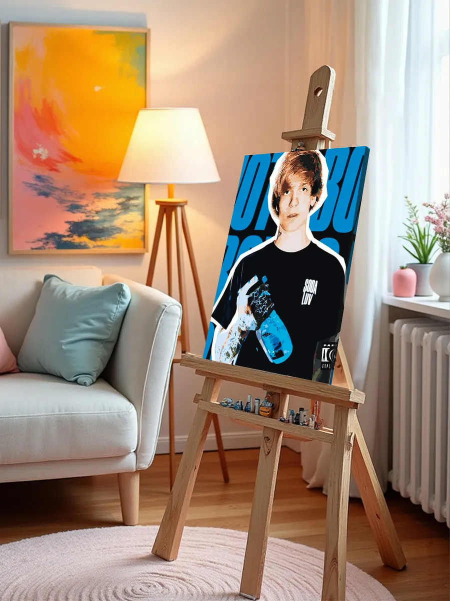 Картина по номерам «Рэпер Soda Luv Сода Лав 8» — картинка 9