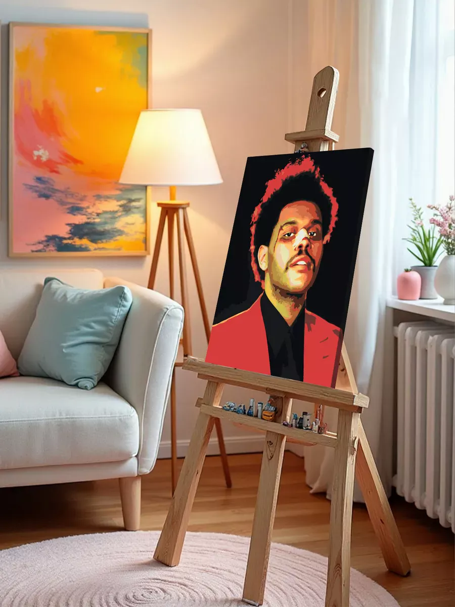 Картина по номерам «Музыкант The Weeknd Викенд 3» — картинка 9