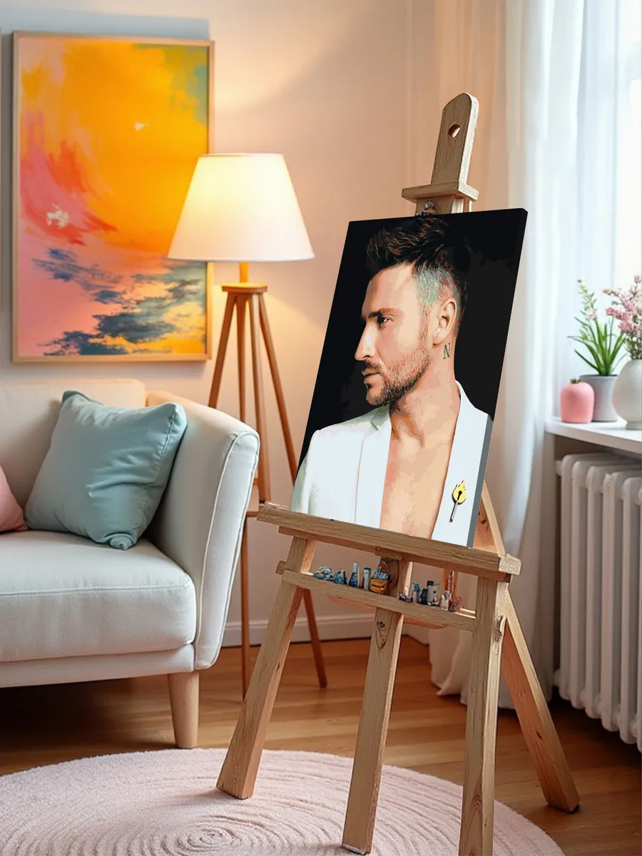 Картина по номерам «Российский музыкант Сергей Лазарев 2» — картинка 9