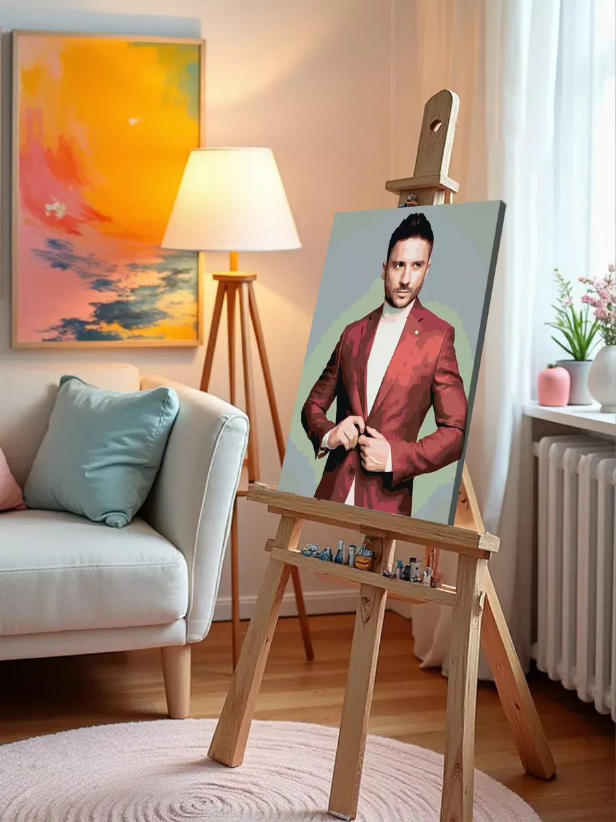 Картина по номерам «Российский музыкант Сергей Лазарев 5» — картинка 9