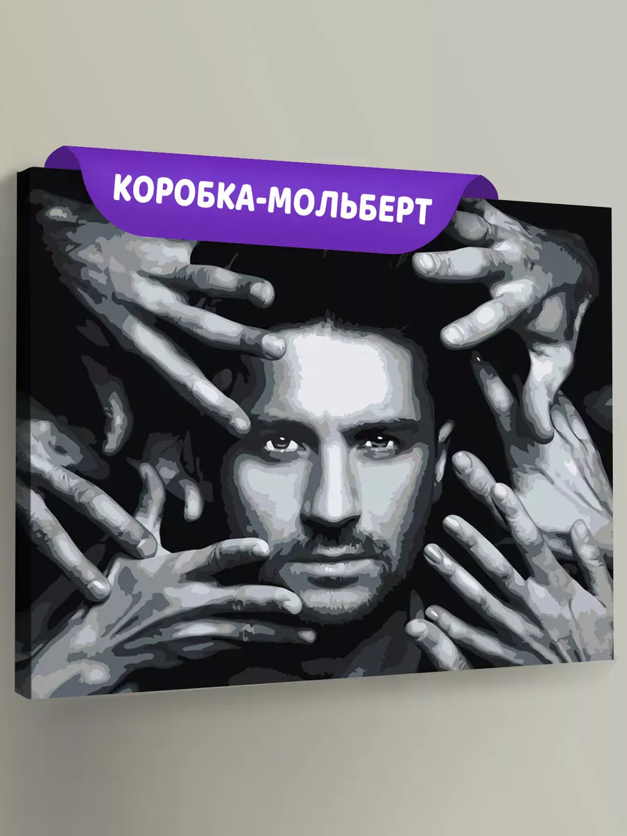 Картина по номерам «Российский музыкант Сергей Лазарев 13»