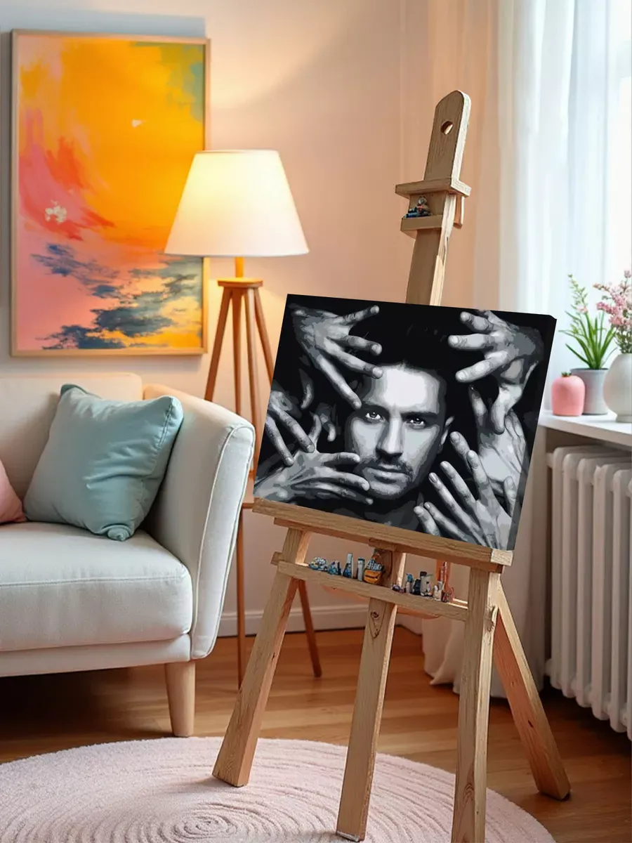 Картина по номерам «Российский музыкант Сергей Лазарев 13» — картинка 9