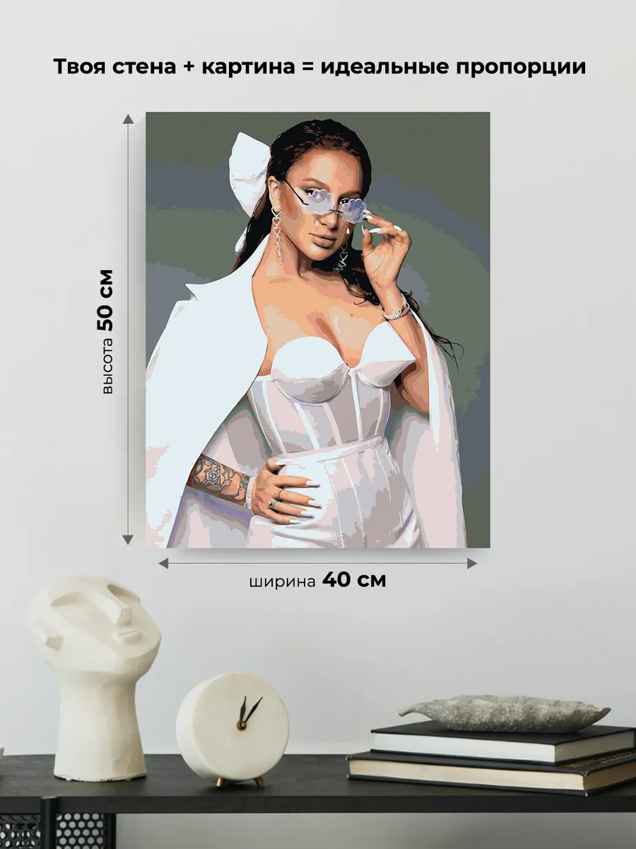 Картина по номерам «Российская певица Анна Асти Anna Asti 4» — картинка 3