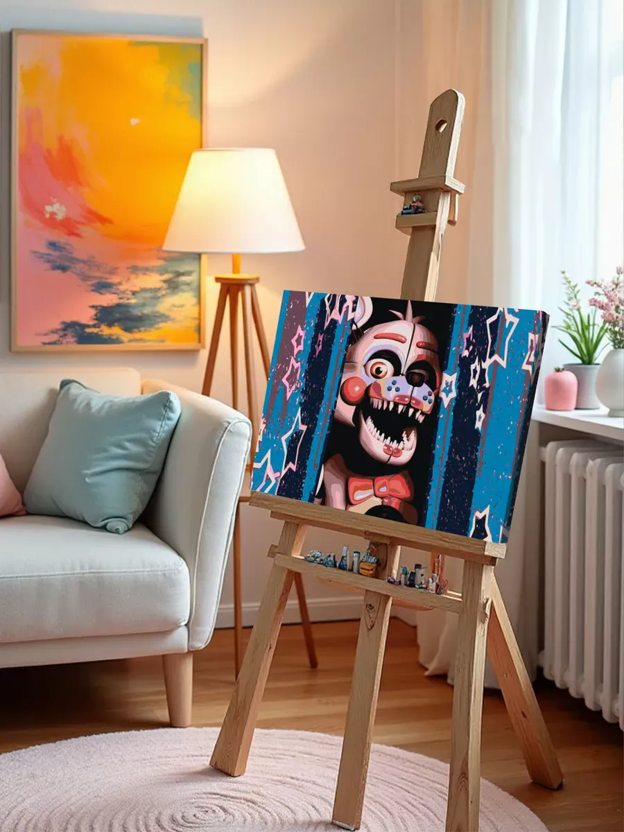 Картина по номерам «Фнаф Freddy's Фантайм Фокси» — картинка 9