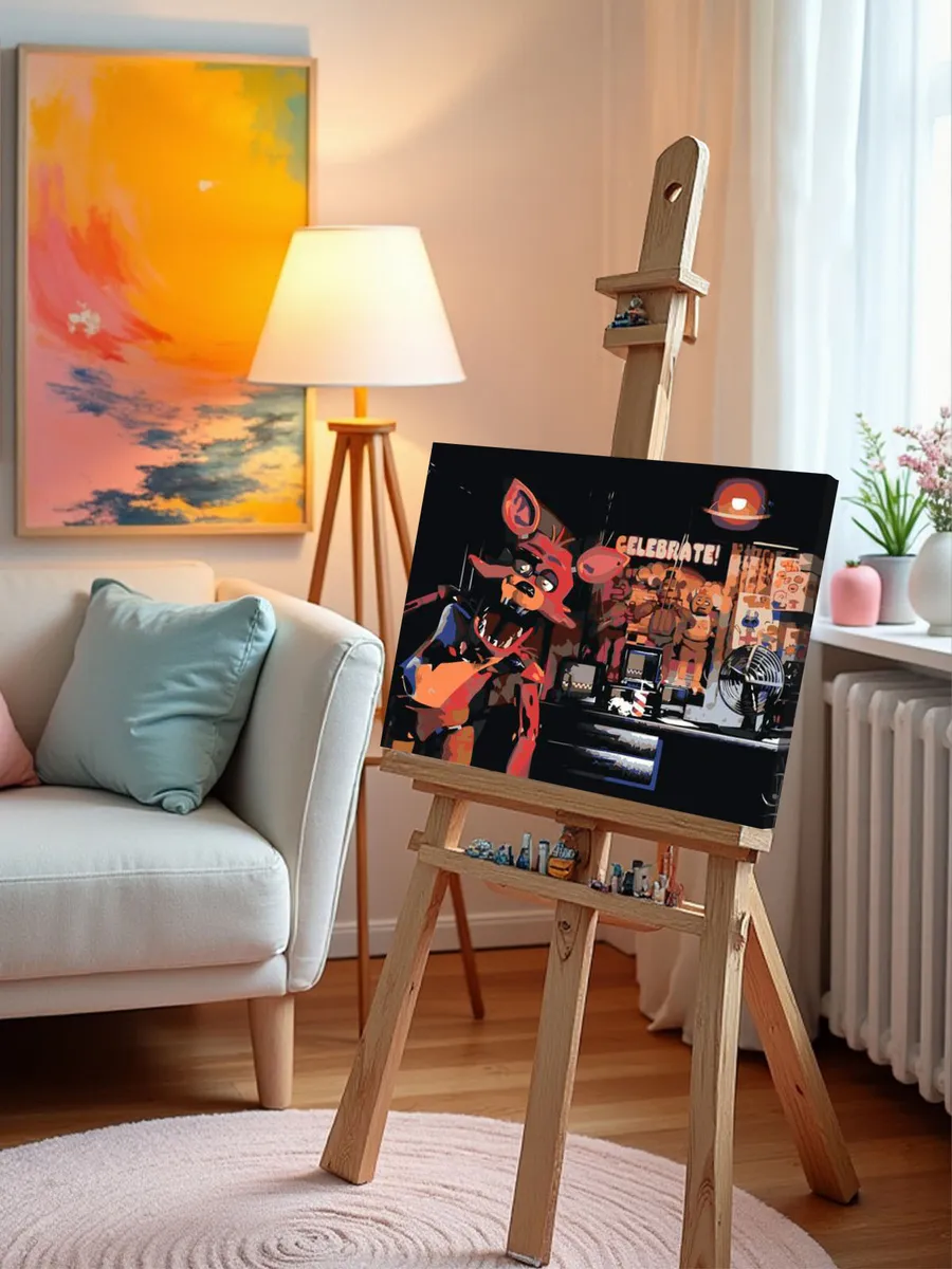 Картина по номерам «Фнаф Five nights at Freddy's Фокси 2» — картинка 9