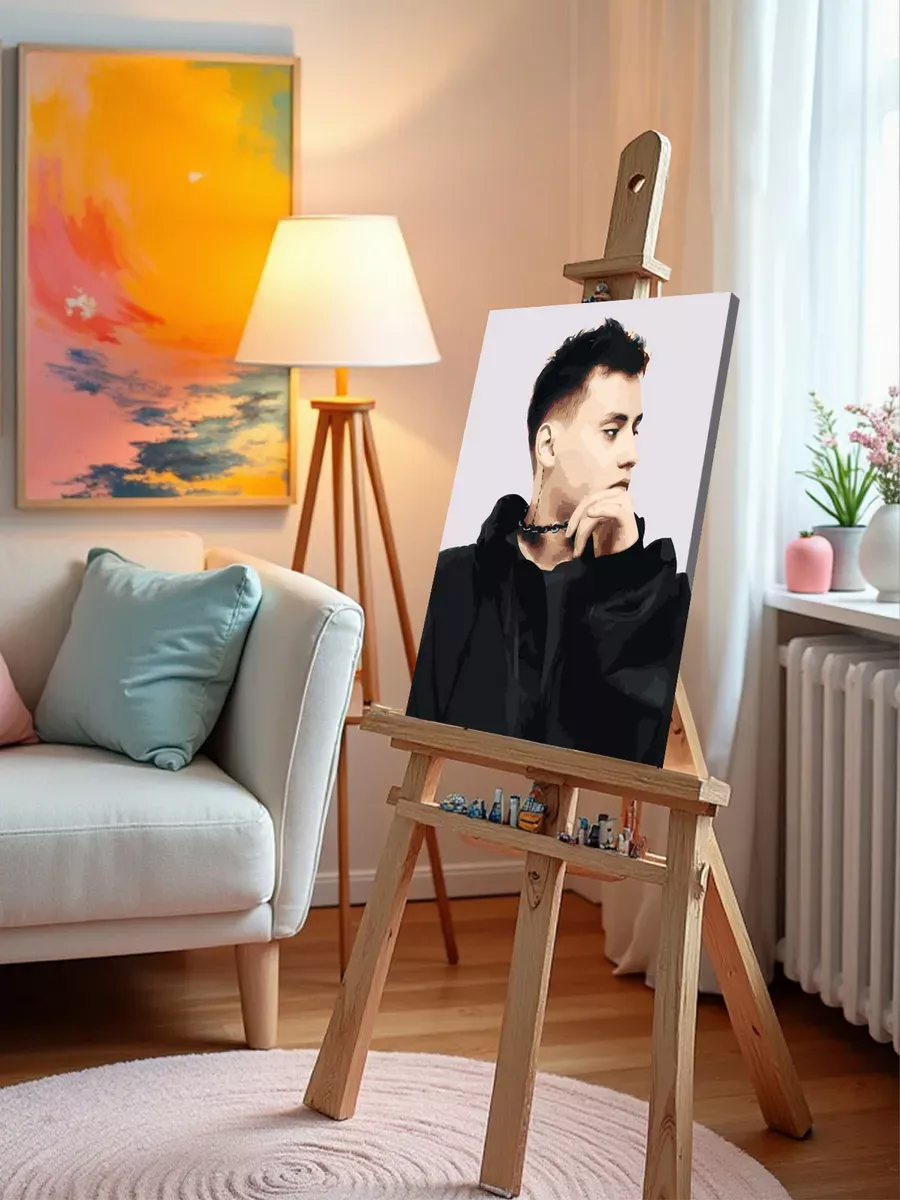 Картина по номерам «Поп-рок музыкант 13 тринадцать карат 5» — картинка 9