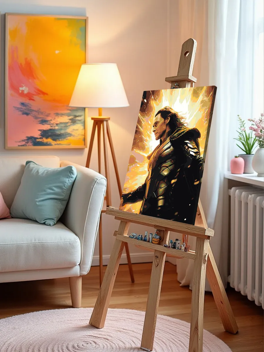 Картина по номерам «Марвел Marvel: Бог обмана Локи 7» — картинка 10