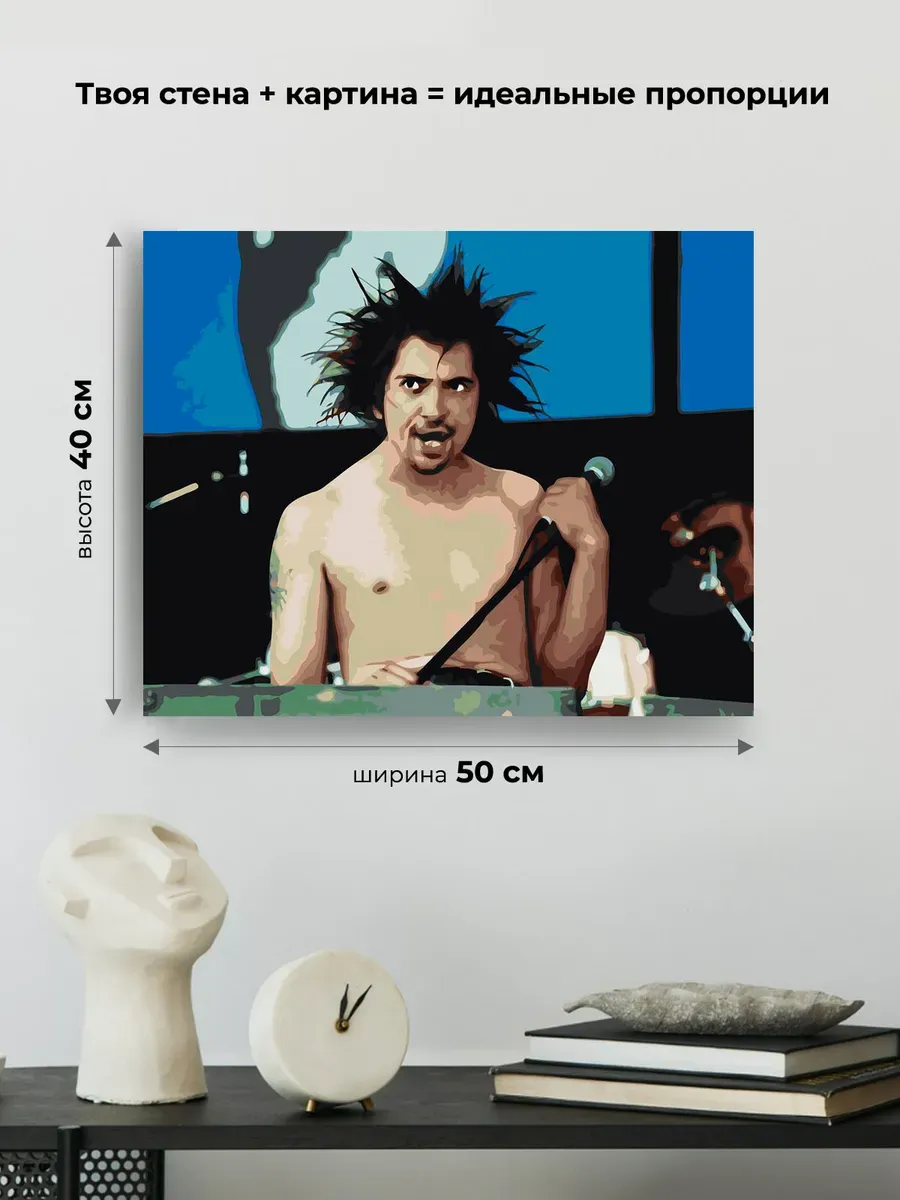 Картина по номерам «КиШ Король и Шут рок: Михаил Горшенев 12» — картинка 3