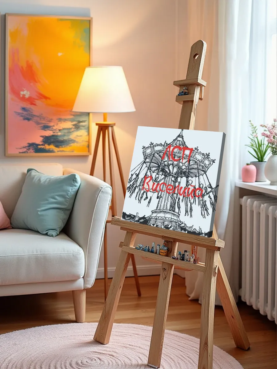 Картина по номерам «Рэпер ЛСП LSP: Альбом Виселица» — картинка 9