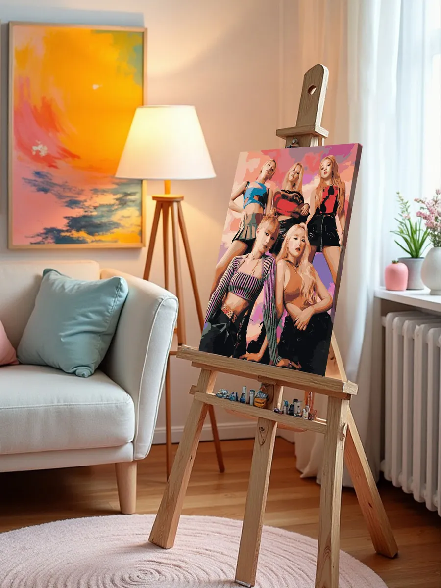 Картина по номерам «KPOP кпоп группа GI-dle Джи Айдл 40х50» — картинка 9