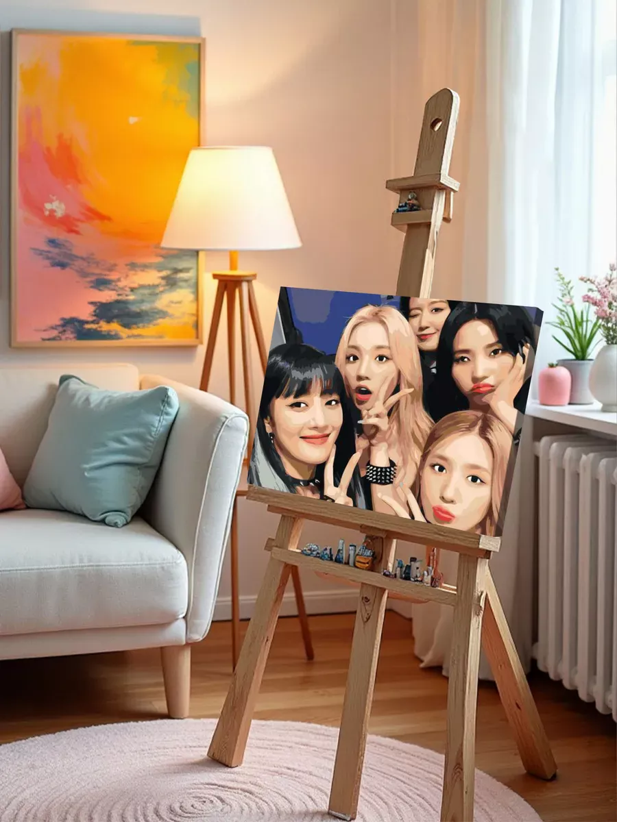 Картина по номерам «KPOP кпоп группа GI-dle Джи Айдл 40х50» — картинка 9