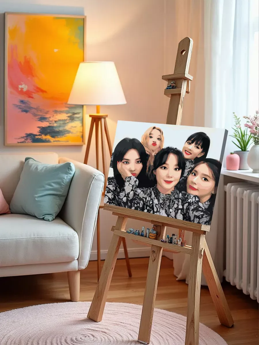 Картина по номерам «KPOP кпоп группа GI-dle Джи Айдл 40х50» — картинка 9