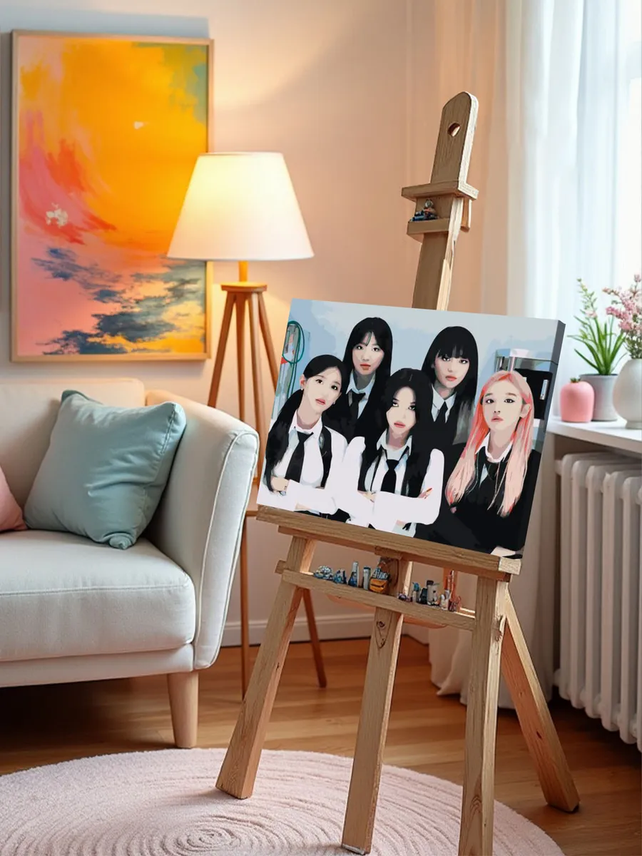 Картина по номерам «KPOP кпоп группа GI-dle Джи Айдл 40х50» — картинка 9