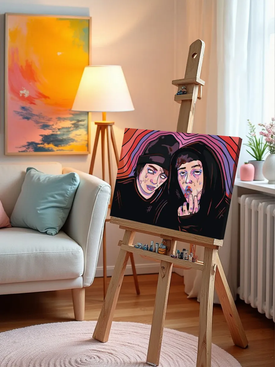 Картина по номерам «CMH: Руслан Crazy Mega Hell и Lida» — картинка 9