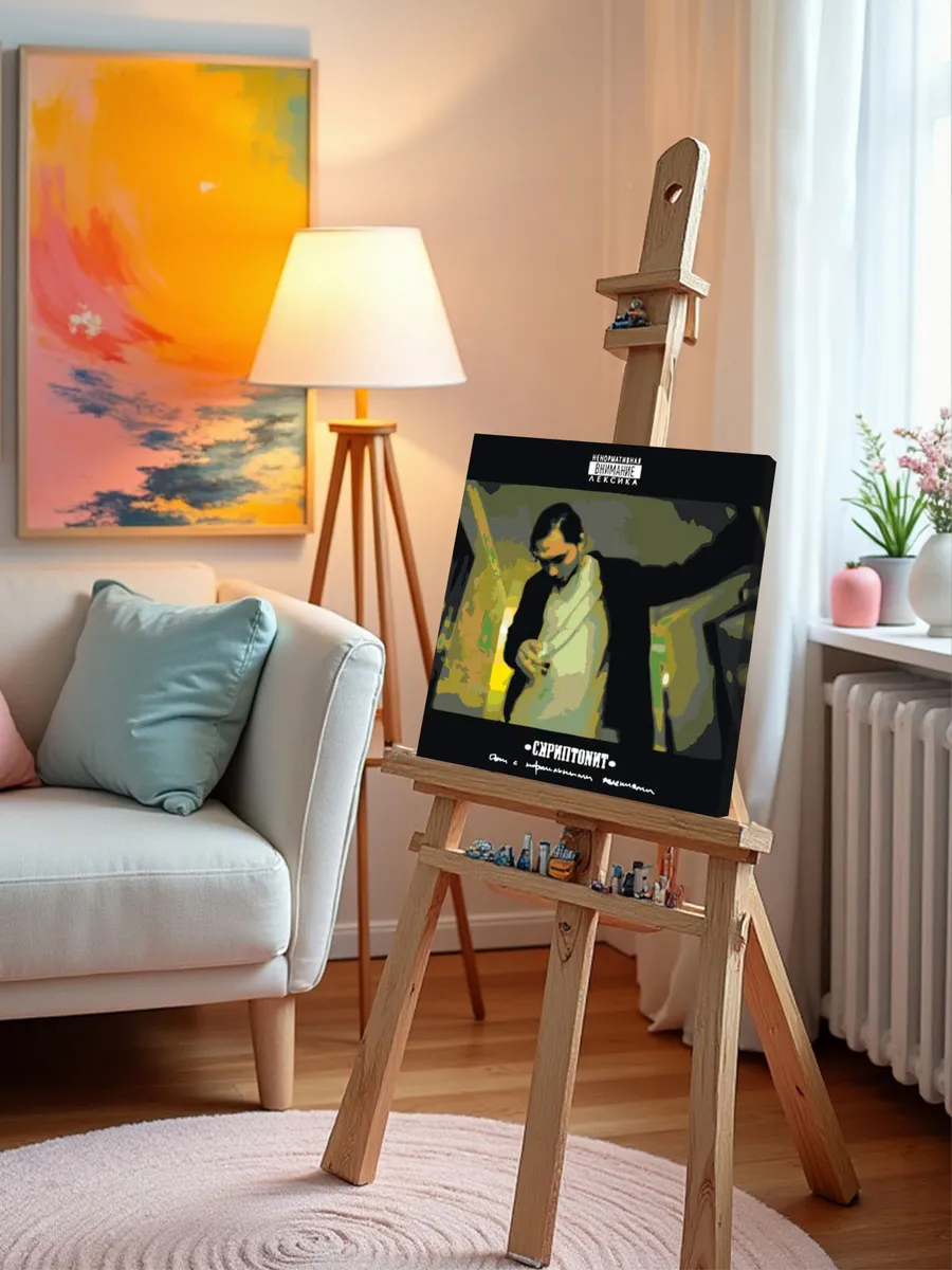 Картина по номерам «Скриптонит рэпер Адиль: Дом с нормальными» — картинка 9