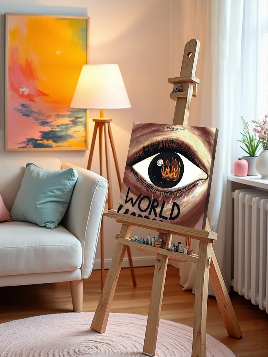 Картина по номерам «Рок и рэп музыкант Джизус DZHIZUS альбом» — картинка 9