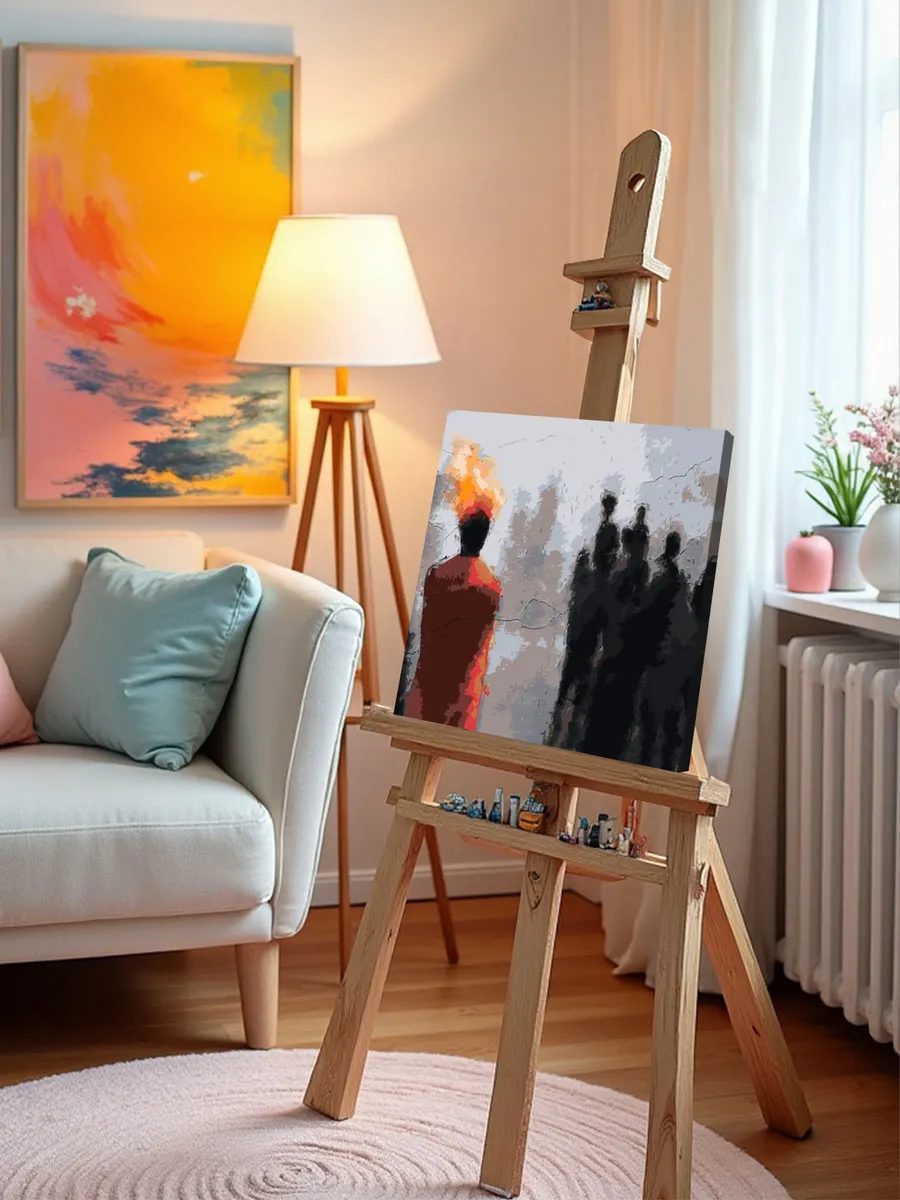 Картина по номерам «Рок и рэп музыкант Джизус DZHIZUS альбом» — картинка 9