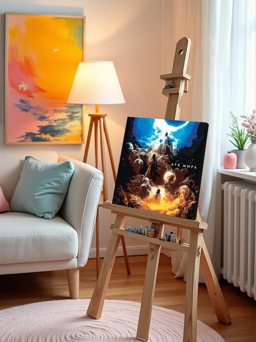 Картина по номерам «Рок и рэп музыкант Джизус DZHIZUS альбом» — картинка 9