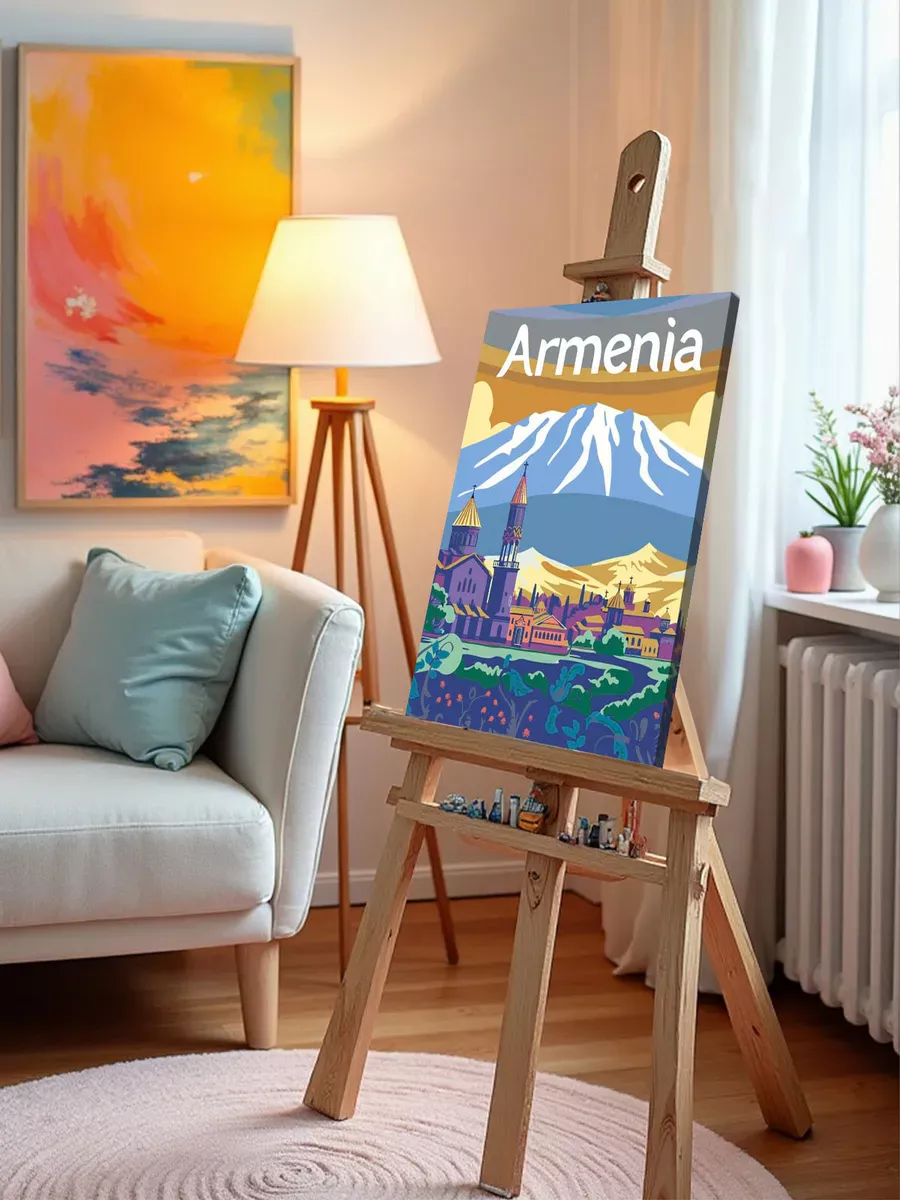 Картина по номерам «Армения: монастыри, гора Арарат 40x50» — картинка 9
